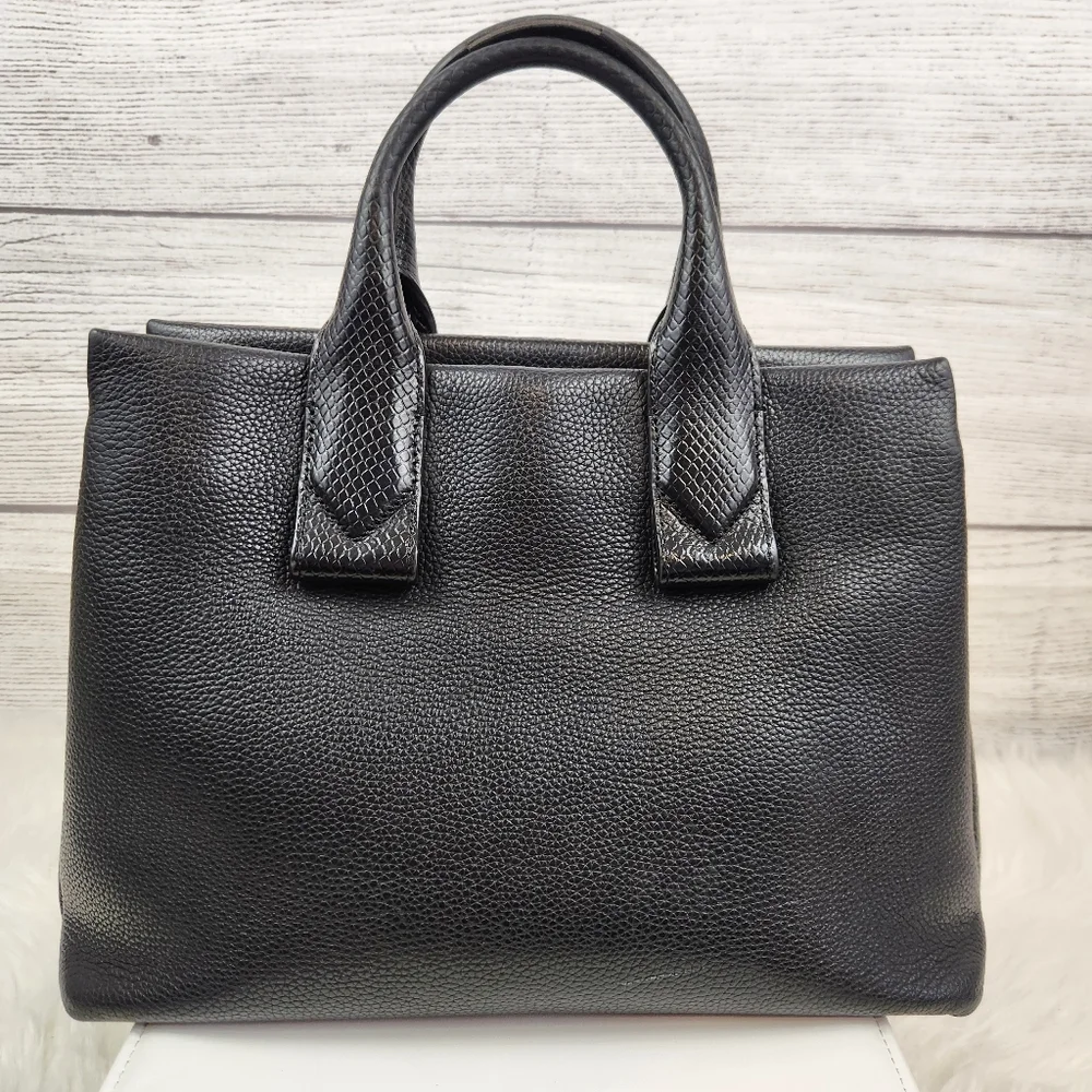 Michael Kors Rollins Large Pebbled Leather Satchel